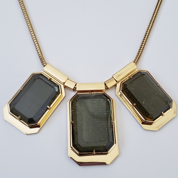 Kate Spade Black and Gold Statement Necklace - Picture 3 of 6